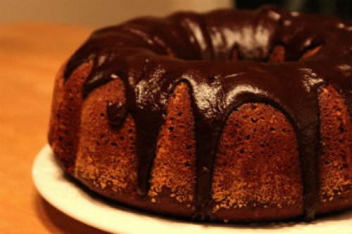 Шоколадный кекс в микроволновой печи