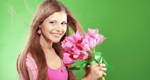 Какие цветы подарить девочке - подростку